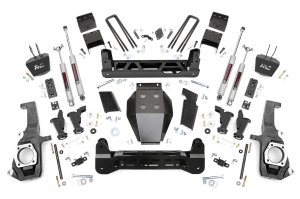 Chevrolet Silverado 3500 HD Suspension Lift Kit - Rough Country - 7.5 Inch Lift Kit | Torsion Drop - '11-'19